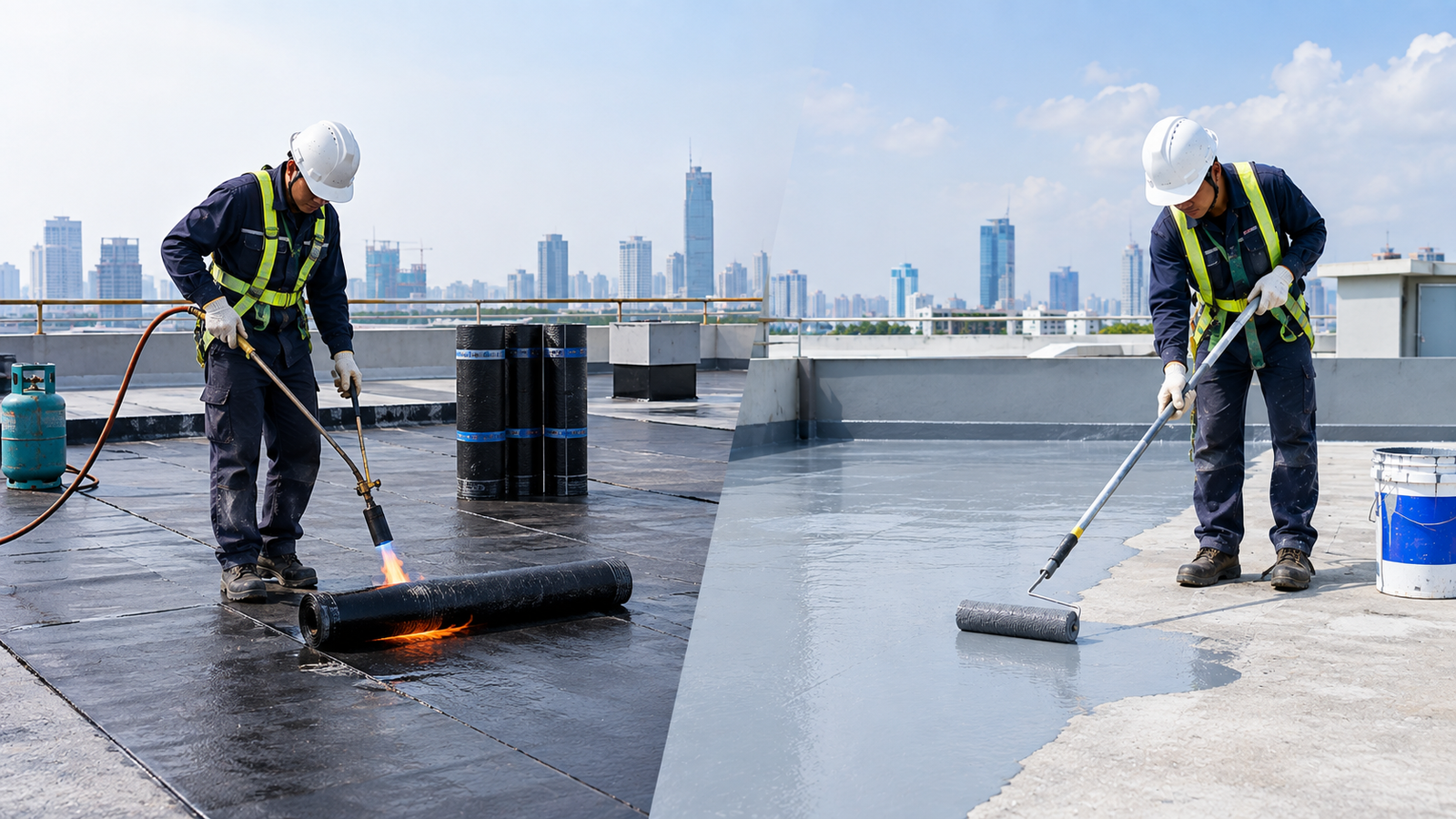 Waterproofing membran bakar vs coating