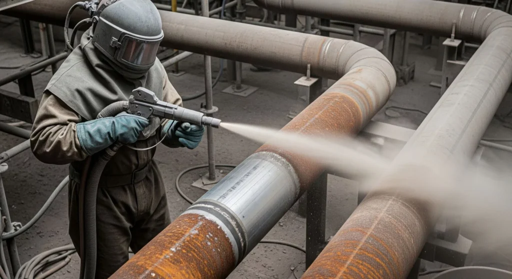 Jasa Sandblasting di Kawasan Industri SIER 1 jasa sandblasting industri